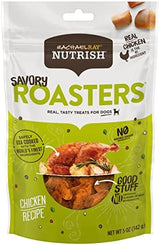 Rachael Ray Nutrish Savory Roasters Real Meat Dog Treats, Roasted Chicken Recipe, 5 Ounces (Pack of 5), Grain Free