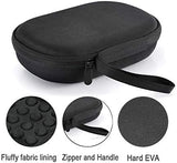 Hard Case for Bose QuietComfort 35 (Series II), QC35, QC25, QC15 Wireless Headphones Accessories. Travel Carrying Storage Bag - Black(Black Lining)