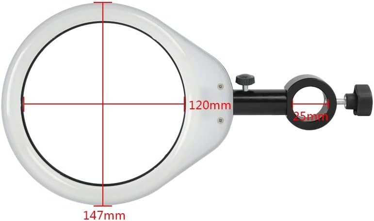 Microscope Accessories Kit 80 48 38 LED Adjustable Ring Light for USB Microscope Camera Microscope Slides (Color : 48 SMD)