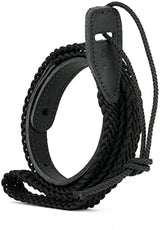 D'Addario Accessories Mandolin Strap - Mandolin Accessories - Braided Mandolin Strap - Black