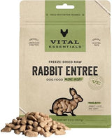 Vital Essentials® Freeze-Dried Raw Rabbit Entree & Mixer Dog Food Crunchy Mini Nibs, 5.5 oz