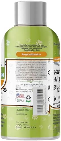 Oatmeal Dog Shampoo & Conditioner 17oz [USA] 5 in 1 Plant-Based Organic Sulfate-Free Soap-Free-Tearless Moisturizer for Dandruff Allergies & Itchy Dry Sensitive Skin-Puppy Grooming [Pro Pet Works]