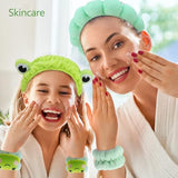 Chanaco Face Wash Headband, Spa Headband, Skincare Headband, Makeup Headband, Wrist Bands for Washing Face, Funny Gifts for Women, Cute Hair Accessories for Girls