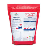 Manna Pro Apple Probiotic Goat Treat, Daily Goat Treats, Treat for Goats and Sheep, Easy to Feed, Enriched with Vitamins, Minerals and Essential Probiotics, Pack of 6, 30lbs