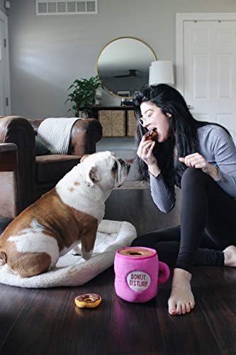 ZippyPaws Burrow, Food Buddies Coffee & Donutz - Interactive Dog Toys for Boredom - Hide and Seek Dog Toys, Colorful Squeaky Dog Toys for Small & Medium Dogs, Plush Dog Puzzles
