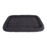 EveryYay by Petco Plush Dog Crate Mat 40" L X 26" W X 2" H Charcoal Grey