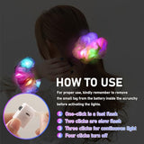 20PCS Glow in the Dark Scrunchies, Light Up Scrunchies for Girls & Women, Led Hair Scrunchies for Party Supplies, Rave Hair Accessories for Glow Neon Sleepover Party Favors