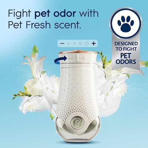 Glade PlugIns Refills Air Freshener, Pet Fresh Scent, Scented and Essential Oils for Home and Bathroom, 0.67 Fl Oz, 5 Count