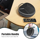 MOSISO Smart Hard Case Compatible with AirPods Max Supports Sleep Mode, Organizer Portable Travel Cover Storage Bag with Silicone Earpad & Headband Cover Anti-Scratch Accessories, Black