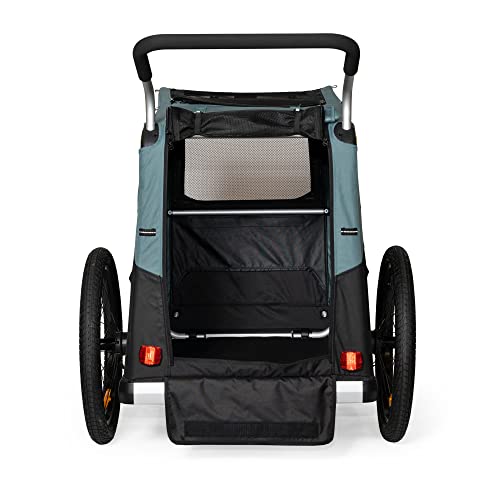 Burley Bark Ranger | XL Dog Bike Trailer & Stroller, Roomy Interior, Mesh Ventilation & Reinforced Removeable Floor