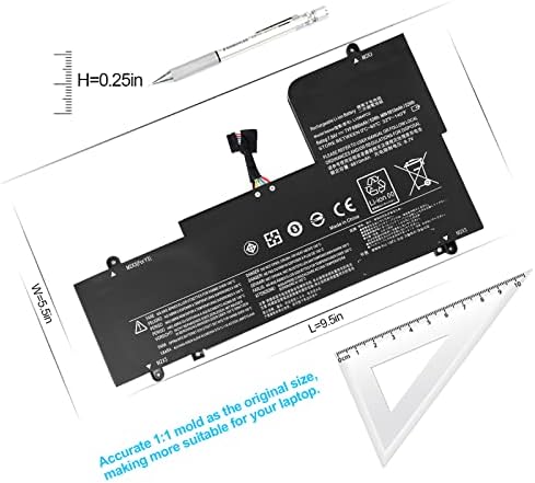 L15M4PC2 L15L4PC2 Laptop Battery Replacement for Ideapad Yoga 710 14 15 710-14ISK/141SK 710-11 710-14IKB 710-141KB 80V4 710-15IKB/151KB 710-15ISK/151SK Series Notebook 5B10K90778 53WH Laptop