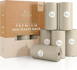 100% Certified Home Compostable and Biodegradable Dog Poop Bags - ASTM D6400 & EN 13432 Compliant dog poop bags rolls – 90 Bags – 6 x Rolls of Plant Based Poop Bags for dogs - Thick Poop Bags
