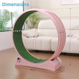 Cat Exercise Wheel, 47.2" Cat Treadmill, Carpeted Runway, Easy to Install, Suitable for Most Cats