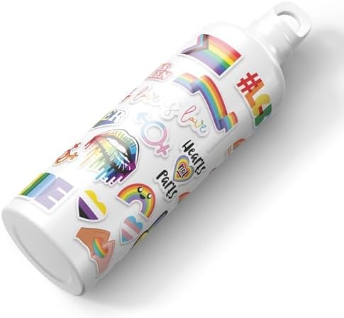 24 x Gay Pride Stickers Bulk - Pride Flag Stickers - Pride Stickers for Water Bottles - Gay Pride Laptop Stickers - Pride Merch and Gay Pride Accessories - LGBT Stickers