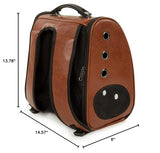 Sherpa Cat Travel Backpack with Bubble View, Airline Approved - Brown, One Size
