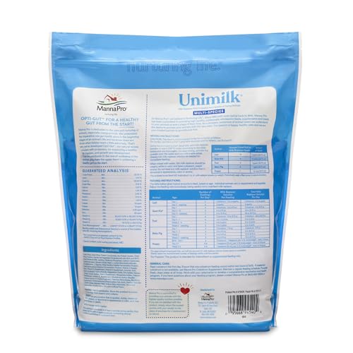 Manna Pro UniMilk Multi-Species Milk Replacer | Great for Puppies | 9 lb