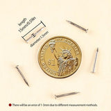 newlng 500pcs Small Nail Round Head Tiny Nails String Art Nails Hand-Made Hardware Accessories Fasteners Mini Nails 1.5mm X 15mm/0.06"X0.6"(DXL) Silver