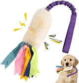 Dog Rope Toys, Nearly Indestructible Dog Rope Toys with Strong Squeak- Ideal Tug of War Interactive Dog Training Toy, Dental Cleaning Chew Toys, Dog Tug Toy for Boredom Suitable for Dogs of All Ages