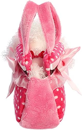 Aurora® Fashionable Fancy Pals™ Fancy Pink Polka Dot™ Stuffed Animal - On-The-go Companions - Stylish Accessories - 8 Inches