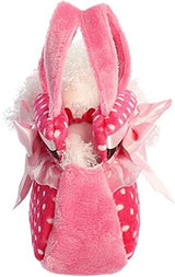 Aurora® Fashionable Fancy Pals™ Fancy Pink Polka Dot™ Stuffed Animal - On-The-go Companions - Stylish Accessories - 8 Inches