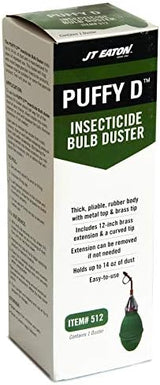 Puff-D 512 Puffy-D Bulb Insecticidal Duster, Heavy-Duty Dust Applicator for Pest Control, Green