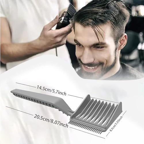 2pcs Blend Friend Fade Comb - Professional Barber Comb，Home Barber Comb, Blend Hair at Home like a Barbershop, Compatible with all Hair Clippers Men, Barber Accessories
