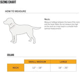 Carhartt Fully Adjustable Nylon Webbing Collars for Dogs, Reflective Stitching for Visibility, Light Moss (Nylon Webbing), Large