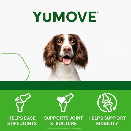 Dog Joint Supplement, Hip and Joint Supplement for Dogs with Glucosamine, Hyaluronic Acid, and Green Lipped Mussel and Omegas, Relief for Dog Hip and Joint Aches and Stiffness, by YuMOVE - 300 Bites
