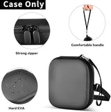 ANKHOH Portable CD Player Case, Travel Carrying Holder Storage for Walkman Discman with CD Earphone&Cable Accessories Storage, Compatible with Deluxe/HOTT/Gueray/GPX/Klim/ARAFUNA, Case Only