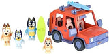 Bluey Heeler Family 4WD Vehicle and 4 Figure Pack, 2.5-3 Inch Figures, 2 Surfboards Accessories and Stickers | Amazon Exclusive
