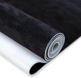 Suede Auto Headliner Fabric 96" L × 60" W with Foam Backing - Black Interior Replacement Material for Car/Truck/SUV/RV Roof, Tube Packaging - Home Repair/DIY Headliner Material