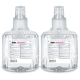 GOJO Antibacterial Foam Handwash, Plum Fragrance, 1200 mL Foam Hand Soap Refill for GOJO LTX-12 Touch-Free Dispenser (Pack of 2) - 1912-02