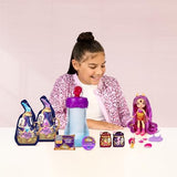 Magic Mixies Pixlings Deluxe Pack, Pippa The Firehorse, Shimmer Reveal, Create & Mix Potion That Magically Reveals 6.5" Pixling Doll Inside Potion Bottle - Exclusive Mini Mixies & 6 Hair Accessories