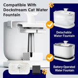 8PCS Cat Water Fountain Filter Replacement for Petlibro - Pre-Filter Sponges Compatible with PLWF105, PLWF115, PLWF005 - Keep Your Pet Libro Fountain Clean and Fresh with PET Standard Filters