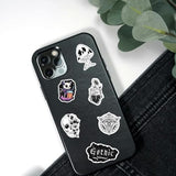 400 PCS Goth Stickers,Goth Accessories,Cool Gothic Bulk Stickers for Adults,Skull Stickers for Water Bottles,Laptops,Scrapbooks