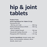 Amazon Basics Dog Hip & Joint Chewable Tablets, Duck Flavored, 90 Count (Previously Solimo)