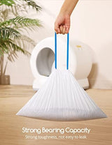MeoWant Cat Litter Box Liners, Drawstring Receptacles Bags for MeoWant MW-SC01/MW-SC02/MW-LR01/MW-LB02 Cat Litter Box 20pcs