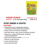 Enviro Protection Industries 190100 Goose Scram All Natural, Animal, People and Pet Safe Granular Repellent, Removed Attribution