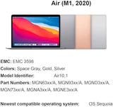 Replacement for Air 13" M1 2020 A2337 EMC 3598 MGN63 MGN93 MGND3 MGN73 MGNA3 MGNE3 13.3 inches 2560x1600 Full LCD Screen Complete Top Assembly (Space Gray)