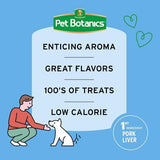 Pet Botanics 10 oz. Pouch Training Rewards Mini Soft & Chewy, Bacon Flavor, with 500 Treats Per Bag, The Choice of Top Trainers