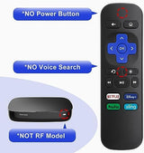 Universal Replacement Remote Control for Roku Express, for Roku Premiere, for Roku Box, for Roku Player, for Roku 1 2 3 4 -【NOT for Stick or TV】