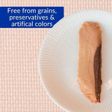 INABA Premium Hand-Cut Grilled Tuna Fillet Cat Treats/Topper with Vitamin E and Green Tea Extract, 0.52 Ounces Each, Pack of 6, Crab Broth