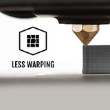 HATCHBOX PETG 3D Printer Filament, Dimensional Accuracy +/- 0.03 mm, 1 kg Spool, 1.75 mm, Sliver