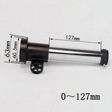 Telescope Accessory Set 60MM Focuser 0-127mm Refracting Seat Astronomical Telescope DIY Accessories for 63PVC Telescope Camera (Color : 0-127mm)