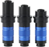 Microscope Accessories Kit 0.7X-5.6X Continuously Zoom Monocular Lens Microscope Camera Microscope Slides (Color : 450X)