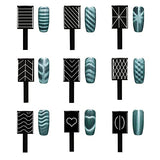 SILPECWEE 15Pcs Nail Magnet Set Cat Eye Gel Nail Polish Magnet Wand Magnetic Nail Polish Cat Eye Magnet for Nails Cat Eye Magnets Sticks Nail Design Tools Nail Art Accessories