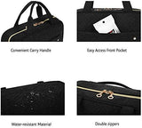 BAGSMART Large Toiletry Bag Travel Bag with Hanging Hook, Water-resistant Makeup Cosmetic Bag Travel Organizer for Accessories, Shampoo, Full Sized Container, Toiletries