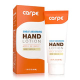 Carpe Antiperspirant Hand Lotion, A dermatologist-recommended, smooth lotion that helps stop hand sweat, Great for hyperhidrosis (Warm Vanilla)