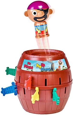 TOMY Pop Up Pirate Board Game - Swashbuckling Kids Games for Family Game Night - Kids Activities and Pirate Accessories - Family Board Games for Kids Ages 4 and Up
