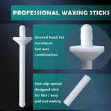 150 Pcs Wax Sticks, Nose Wax Kit Accessories, Waxing Sticks for Nostril Nasal Cleaning Ear Face Eyebrows Hair Removal for Men Women